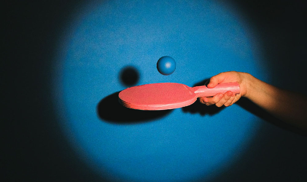 乒乓球对战慢镜头技巧